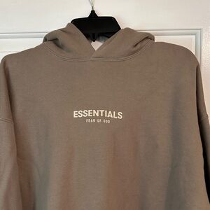 Essentials Brown/Tan Hoodie
